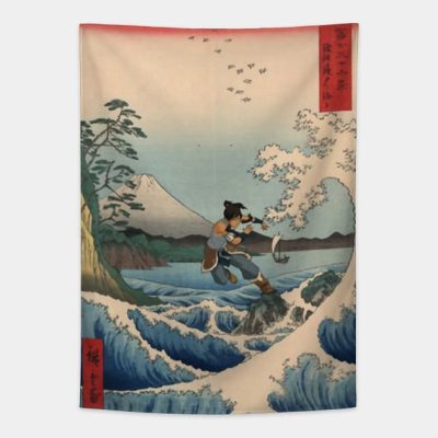 The Great Katara Off Kanagawa Tapestry Official Avatar: The Last AirbenderMerch