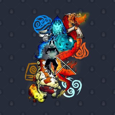 Avatar The 4 Elements Tapestry Official Avatar: The Last AirbenderMerch